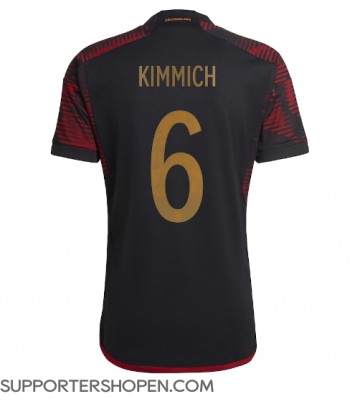 Tyskland Joshua Kimmich #6 Borta Matchtröja VM 2022 Kortärmad